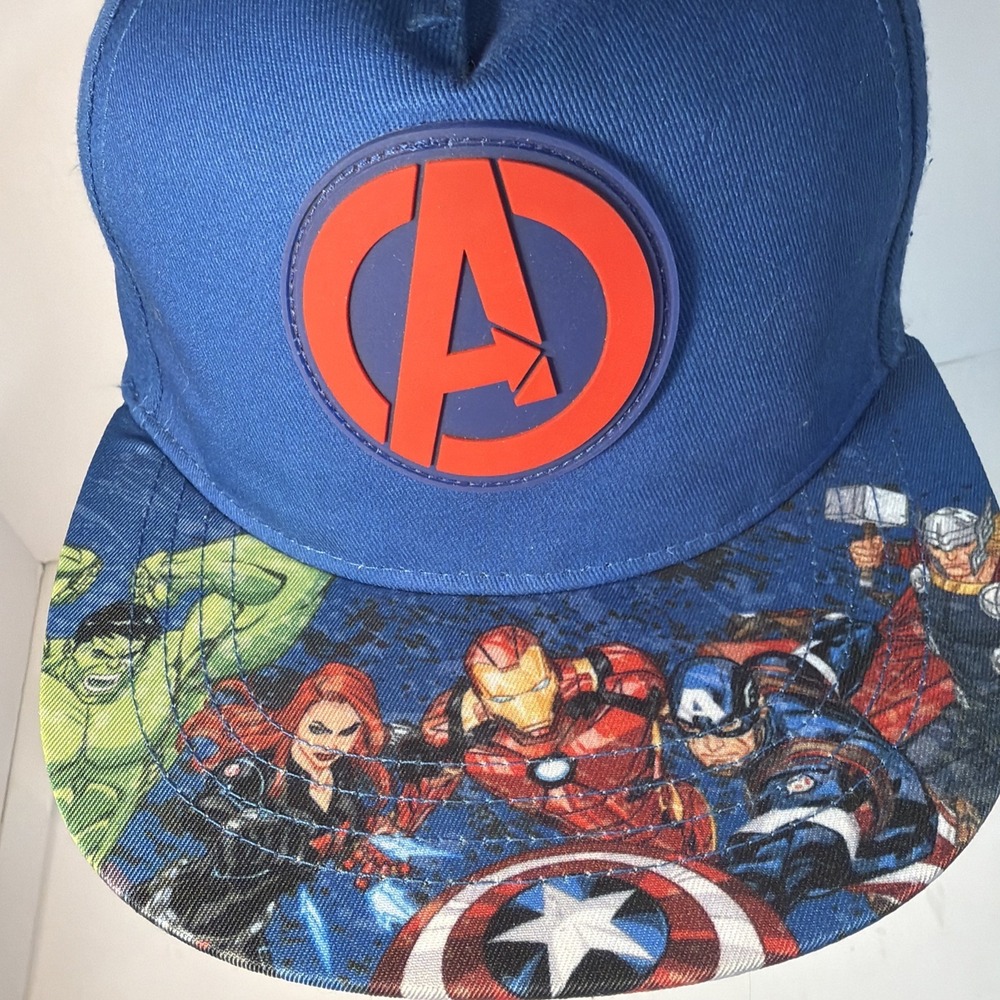 Marvel Avengers Hat Youth Adjustable Boys Snapback Baseball Hat Cap - Picture 2 of 7